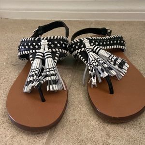 Vince Camuto Flat Tassel Sandals